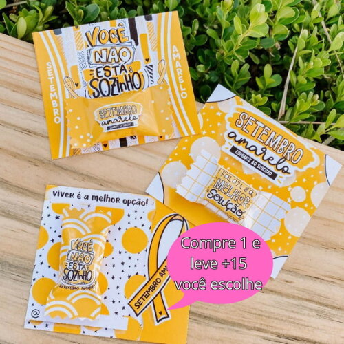 Arquivo de Corte Balinhas Setembro Amarelo #2304