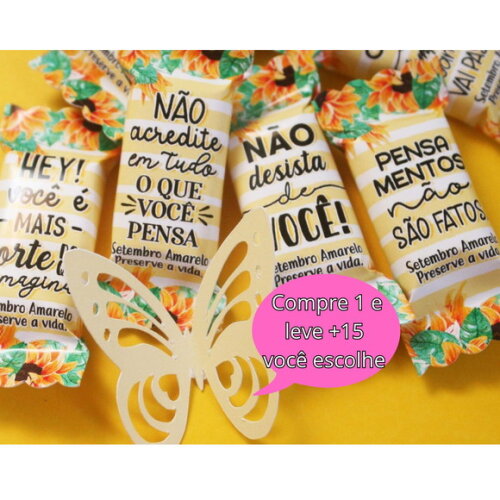 Arquivo de Corte Balinhas Setembro Amarelo #5081