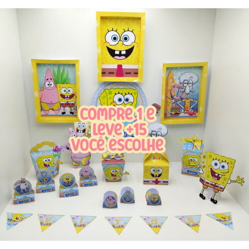 Arquivo de Corte Bob Esponja #6356