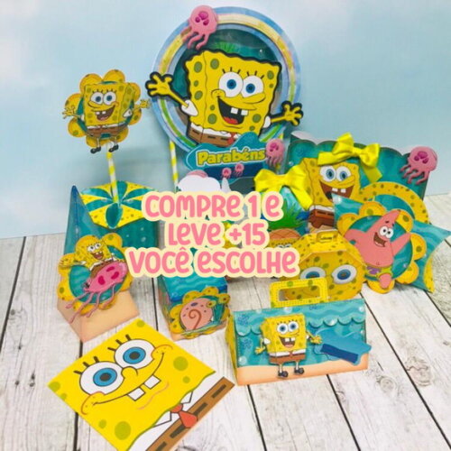 Arquivo de Corte Bob Esponja #6359