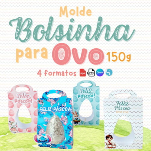 Arquivo de Corte Bolsinha de Ovo #7738