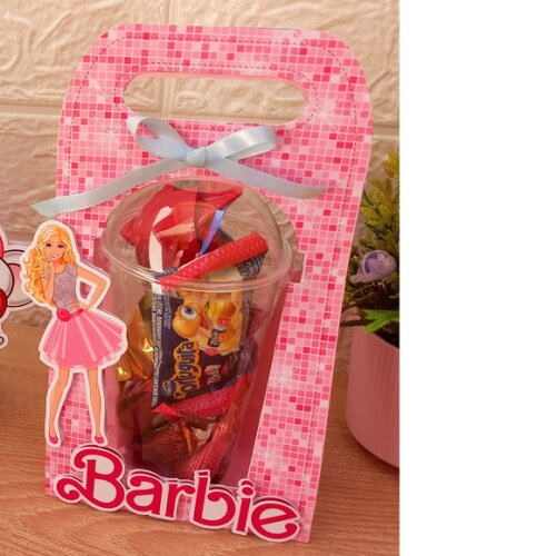 Arquivo de Corte Caixa Copo Bolha Barbie #3182