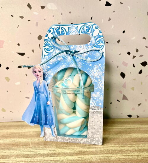 Arquivo de Corte Caixa Copo Bolha Frozen #3206