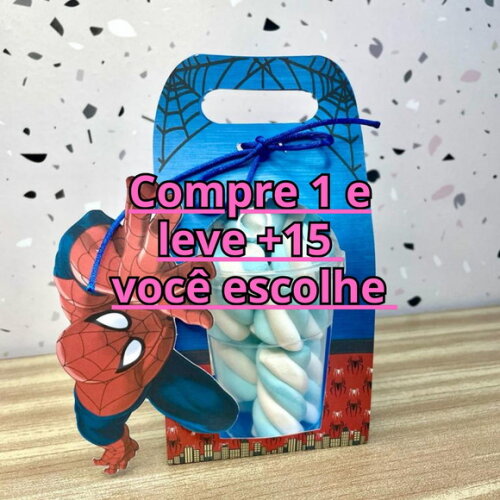 Arquivo de Corte Caixa Copo Bolha Homem Aranha #3208