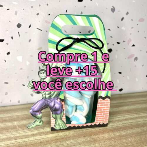 Arquivo de Corte Caixa Copo Bolha Hulk #3210