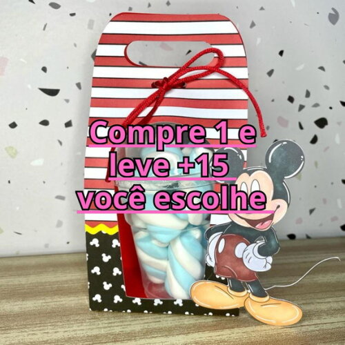Arquivo de Corte Caixa Copo Bolha Mickey #3211