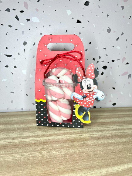 Arquivo de Corte Caixa Copo Bolha Minnie Vermelha #3214