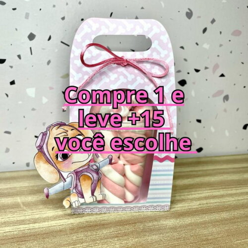 Arquivo de Corte Caixa Copo Bolha Patrulha Canina #3220