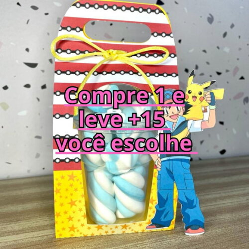 Arquivo de Corte Caixa Copo Bolha Pokémon #3222
