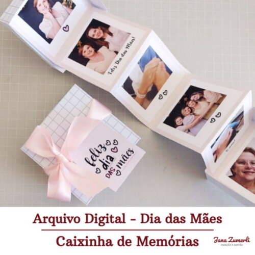 Arquivo de Corte Caixa de Memorias Dia das Mães #6681