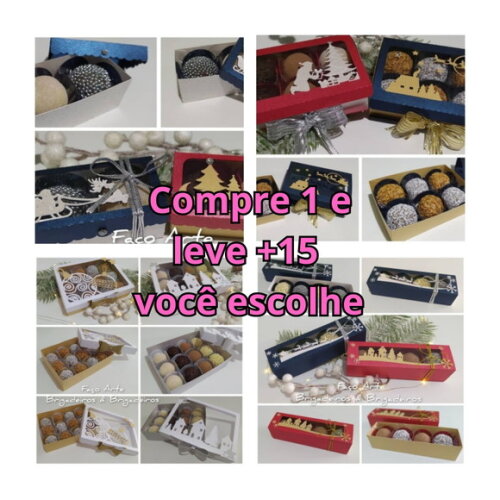 Arquivo de Corte Caixa Doce Natal #3484