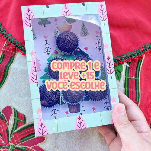 Arquivo de Corte Caixa Doces Arvore de Natal #7411