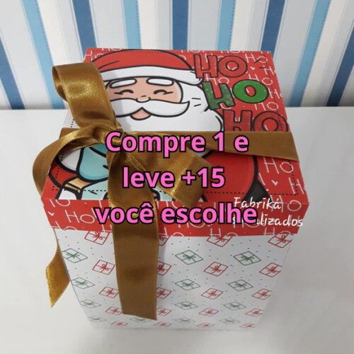 Arquivo de Corte Caixa Explosão Natal #3486