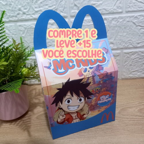 Arquivo de Corte Caixa Mc Lanche One Piece #7588