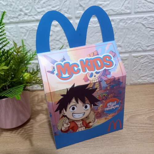 Arquivo de Corte Caixa Mc Lanche One Piece #7588