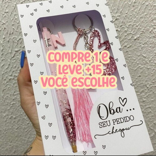 Arquivo de Corte Caixa para Chaveiro e Caneta #7214