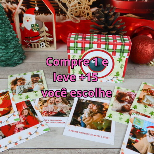 Arquivo de Corte Caixa Polaroid Natal #5988