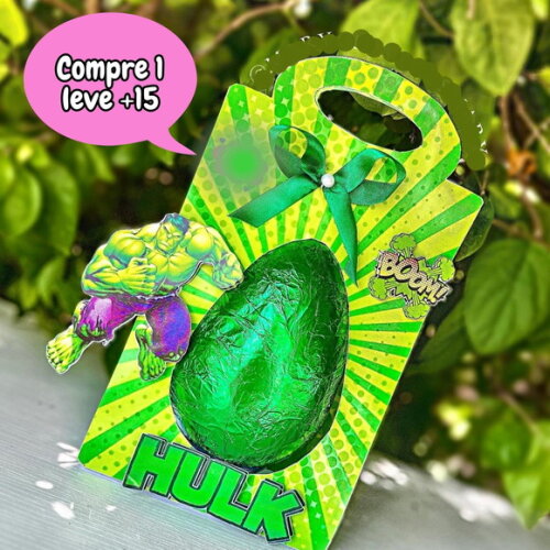 Arquivo de Corte Caixa Porta Ovo Hulk #3723