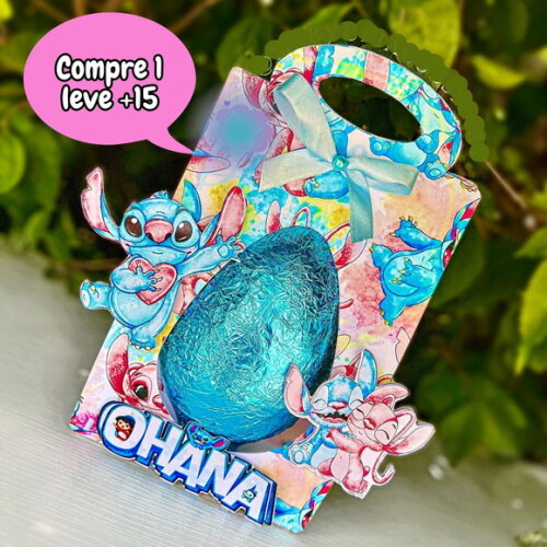 Arquivo de Corte Caixa Porta Ovo Inteiro Stitch #3710