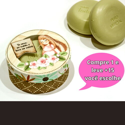 Arquivo de Corte Caixa Redonda Sabonete Dia das Mães #3946