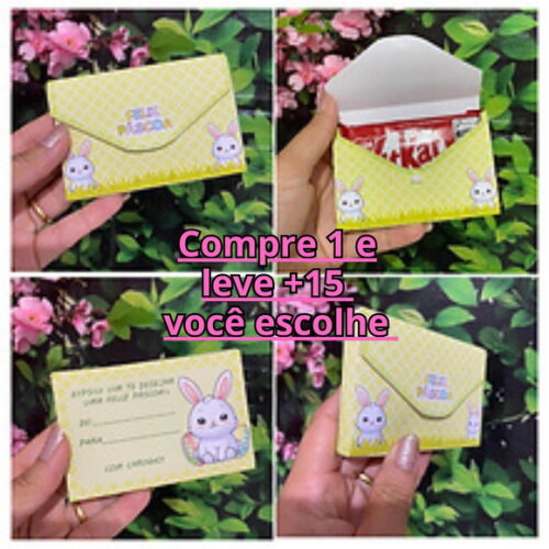 Arquivo de Corte Caixinha Envelope Coelhinho #6551