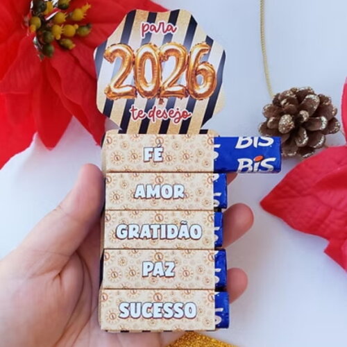 Arquivo de Corte Card Bis Ano Novo #7465