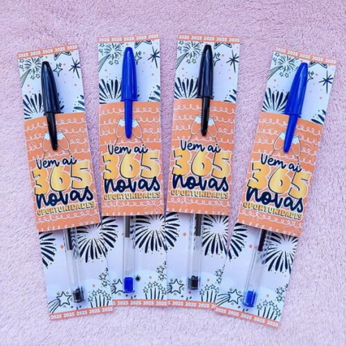 Arquivo de Corte Card Caneta Ano Novo #7464