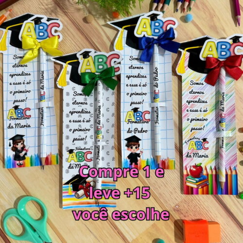 Arquivo de Corte Card Lápis Formatura #5601
