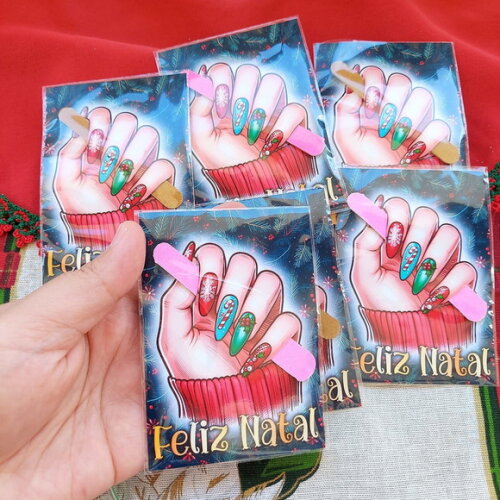 Arquivo de Corte Card Mini Lixa Natal #7397