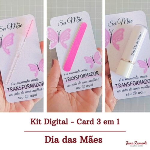 Arquivo de Corte Card Mini Lixa Dia das Mães 2025 #6678