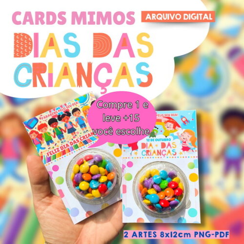 Arquivo de Corte Cards Mimos Dia das Crianças #5426