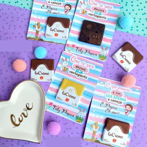Arquivo de Corte Cartão para Chocolate Pascoa #6505