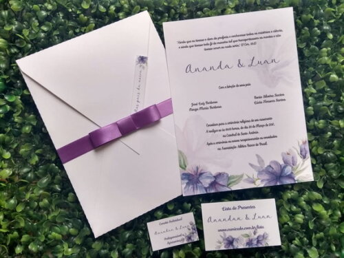 Arquivo de Corte Casamento Lavanda #735