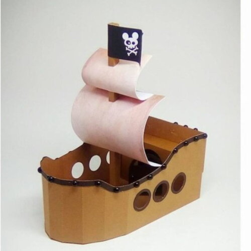 Arquivo de Corte Centro de Mesa Navio Pirata #1579