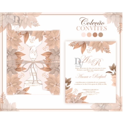Arquivo de Corte Convite Casamento #1253