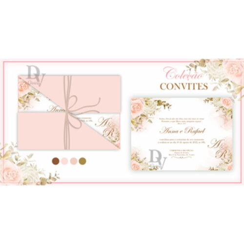 Arquivo de Corte Convite Casamento #1257
