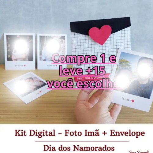 Arquivo de Corte Envelope com Imã Dia dos Namorados #6762