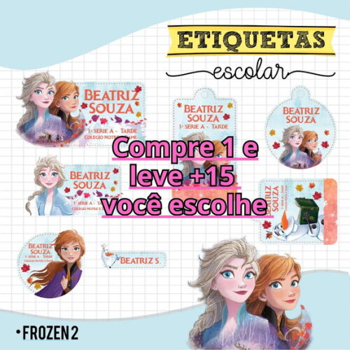 Arquivo de Corte Etiquetas Frozen #6717