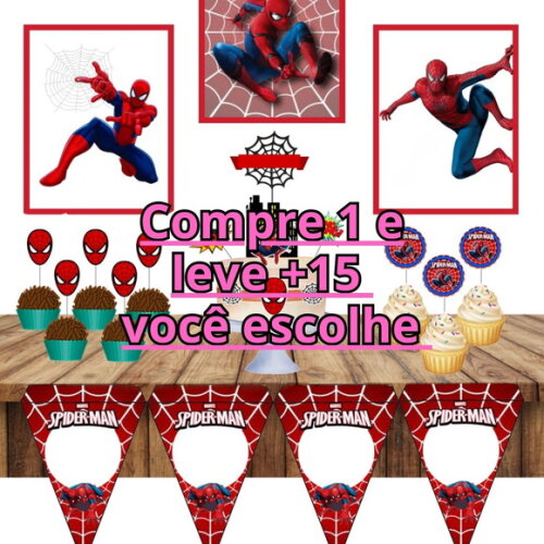 Arquivo de Corte Festa Homem Aranha #7041