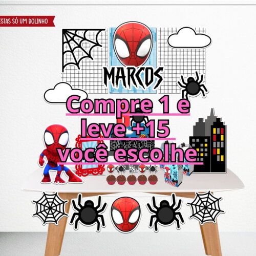 Arquivo de Corte Festa Homem Aranha #7046