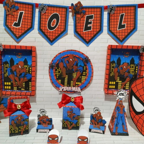 Arquivo de Corte Festa Homem Aranha #7062