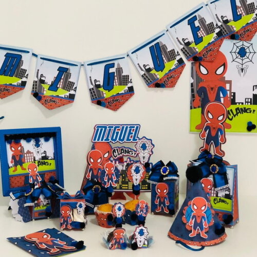 Arquivo de Corte Festa Homem Aranha #7075