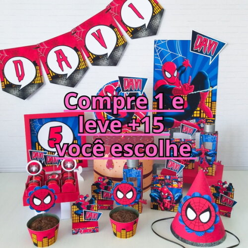 Arquivo de Corte Festa Homem Aranha #7076