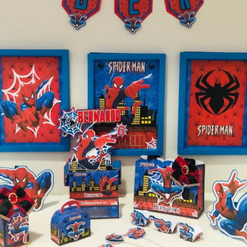 Arquivo de Corte Festa Homem Aranha #7088