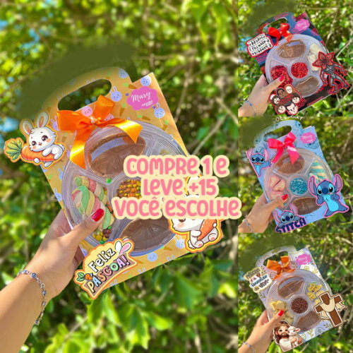 Arquivo de Corte Kit Confeiteiro Sacolinha Páscoa #7702