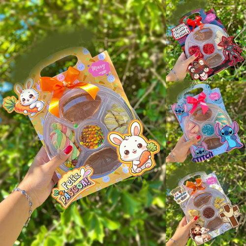 Arquivo de Corte Kit Confeiteiro Sacolinha Páscoa #7702