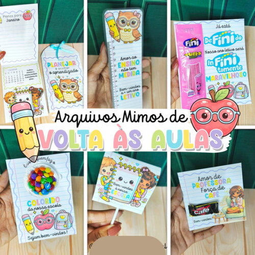 Arquivo de Corte Kit Mimos de Volta às Aulas 2026 #7647