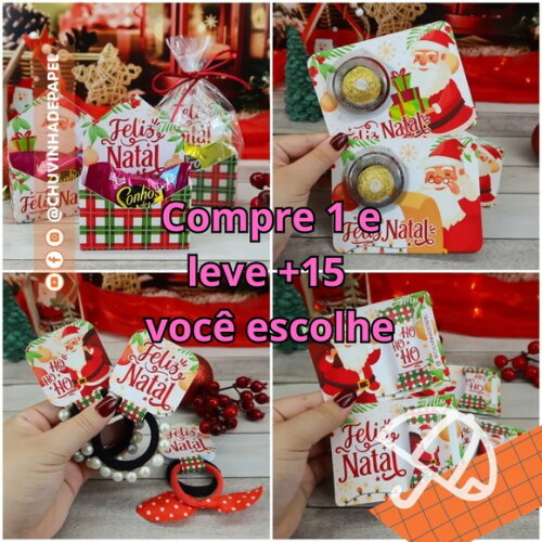 Arquivo de Corte Kit Mimos - Natal #5989