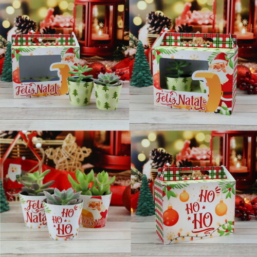 Arquivo de Corte Kit Suculentas Natal #3524