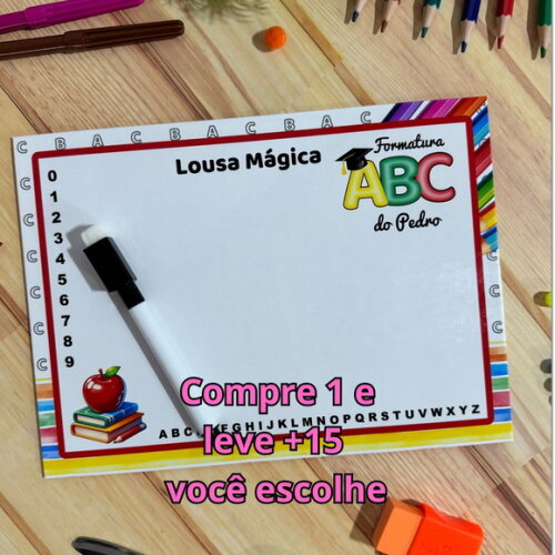 Arquivo de Corte Lousa Mágica Formatura #5602